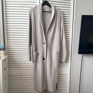 Wilfred Heather Gray Knit Cardigan